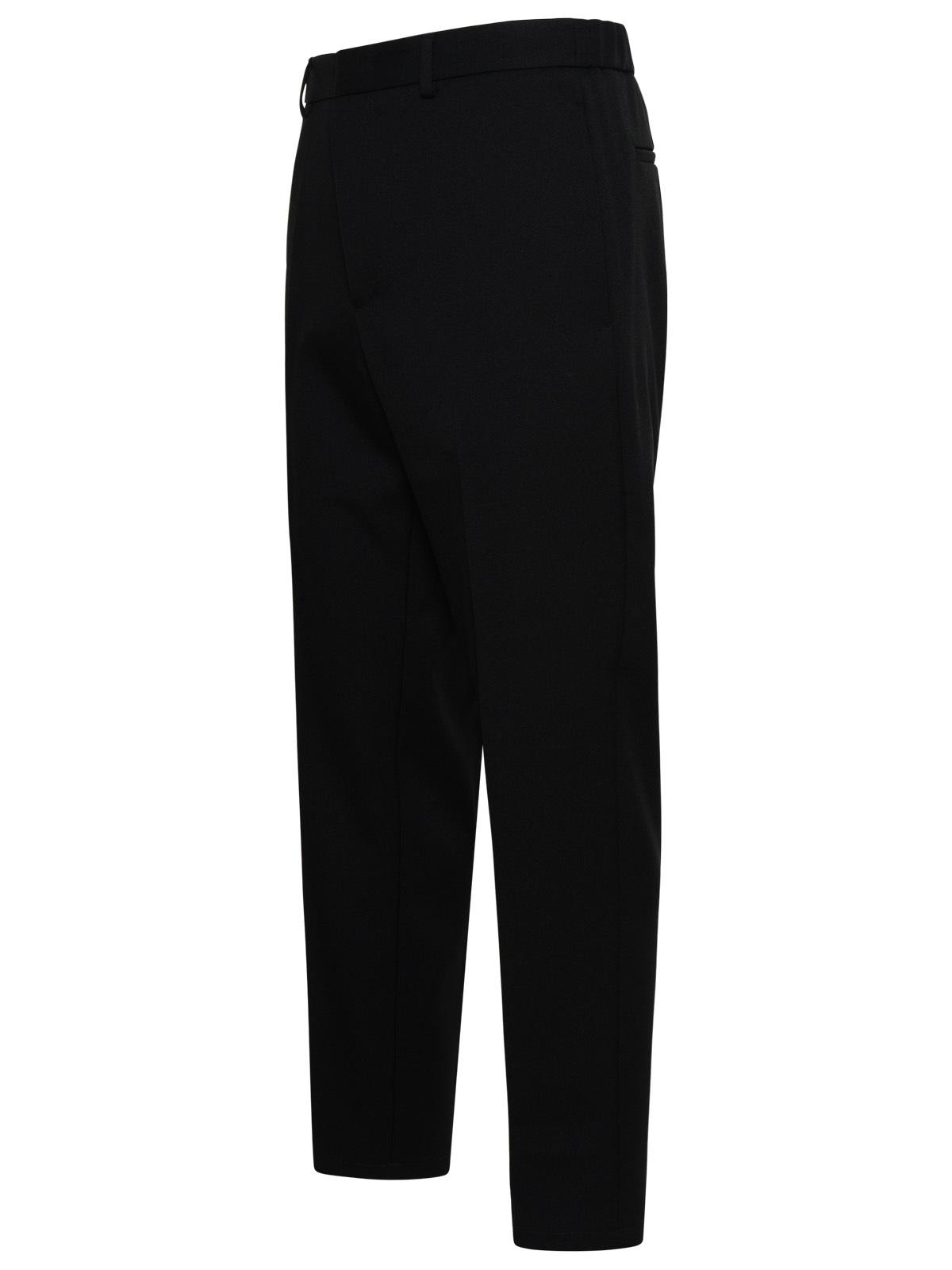 Jil Sander Black Polyester Pants Men JIL SANDER