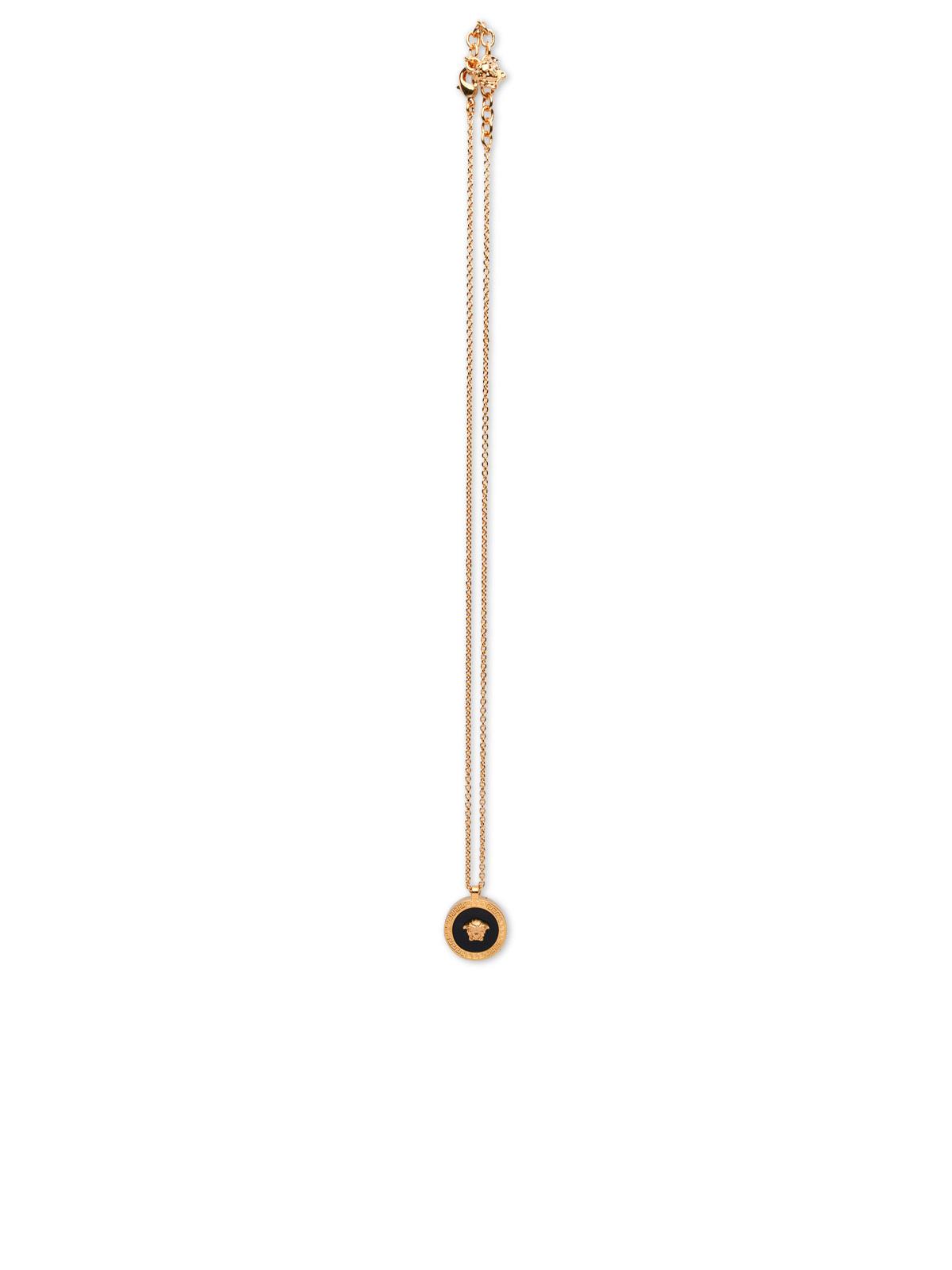 Versace 'Medusa' Gold Brass Necklace Men VERSACE