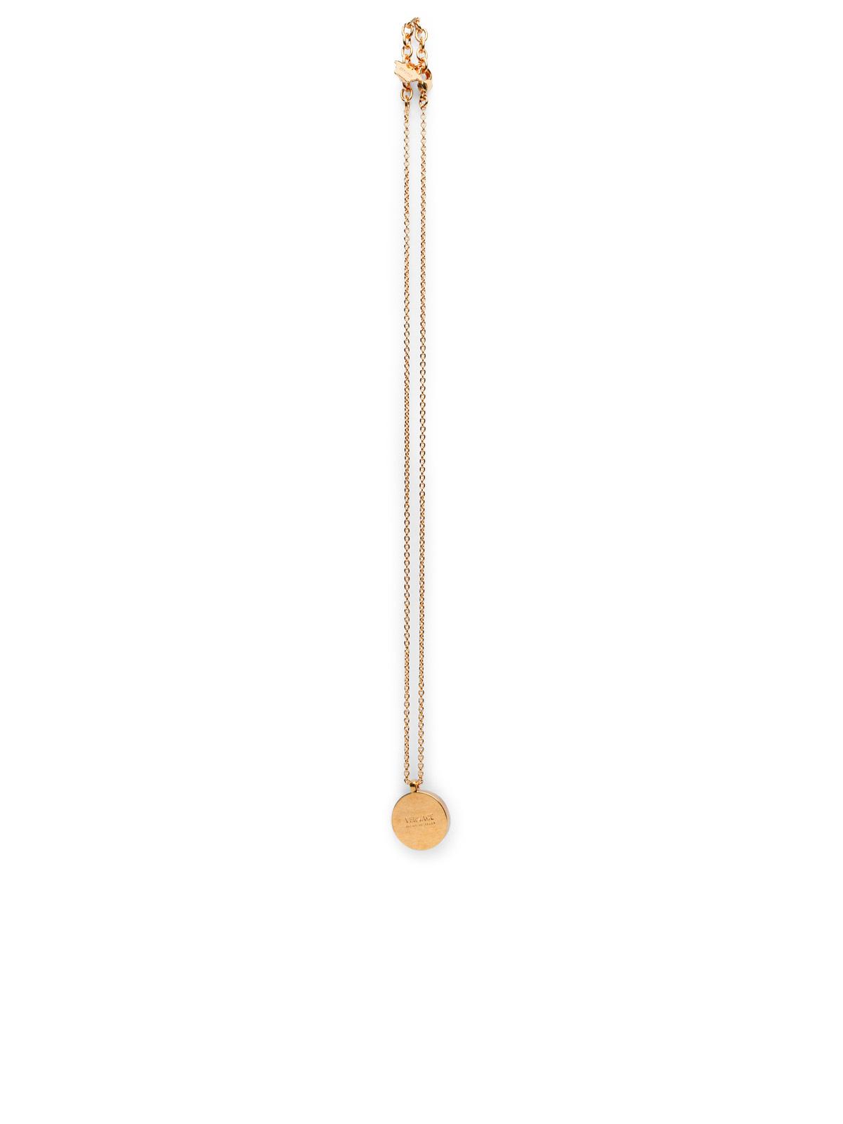 Versace 'Medusa' Gold Brass Necklace Men VERSACE