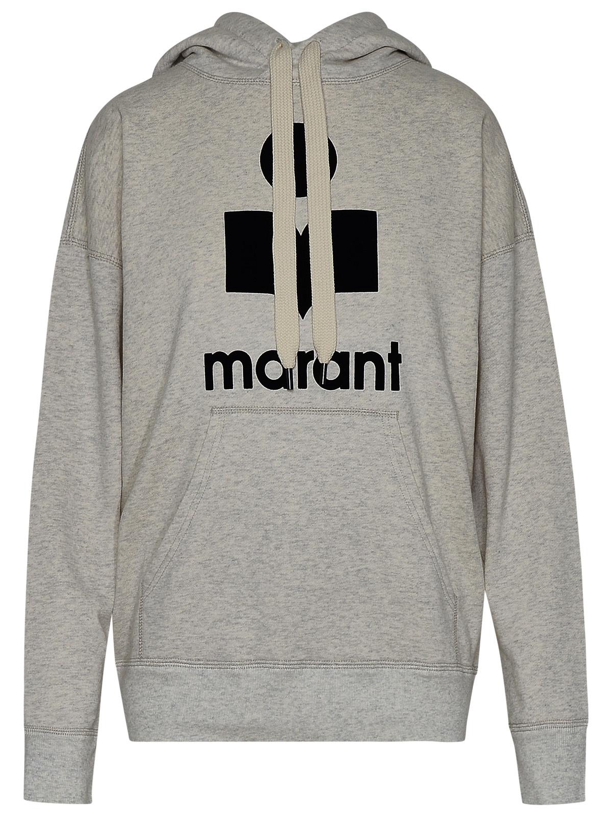 Isabel Marant Etoile Gray Cotton Blend Mansel Sweatshirt Women ISABEL MARANT ETOILE