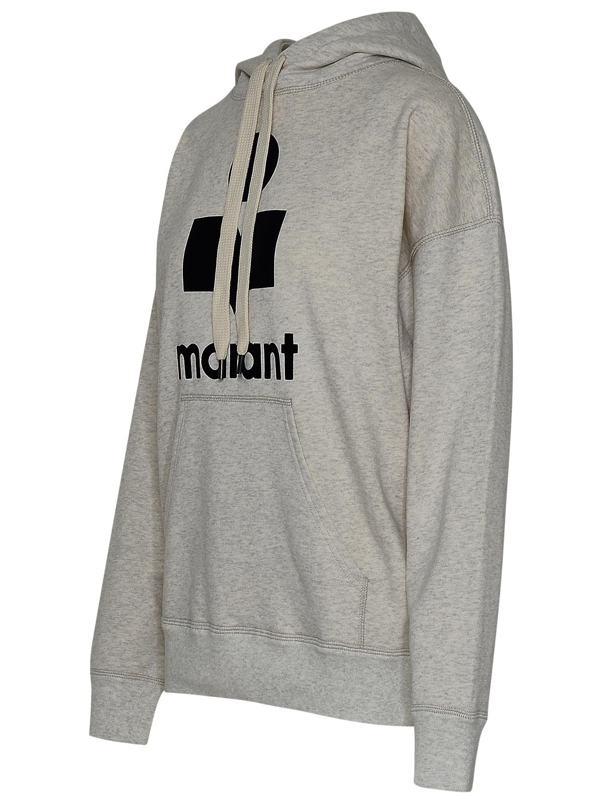 Isabel Marant Etoile Gray Cotton Blend Mansel Sweatshirt Women ISABEL MARANT ETOILE