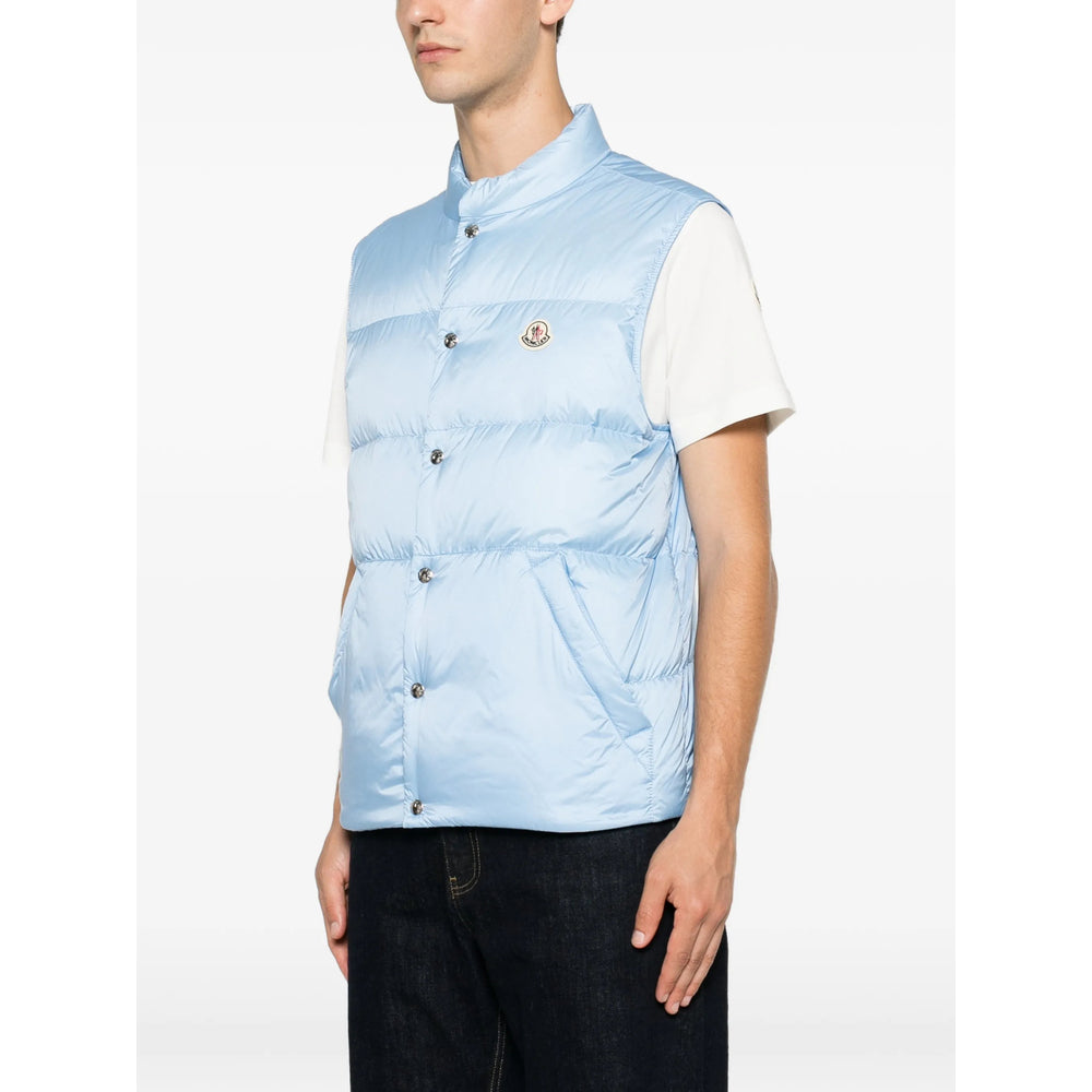 Moncler Blue Jackets - Waistcoats & Gilets Men MONCLER