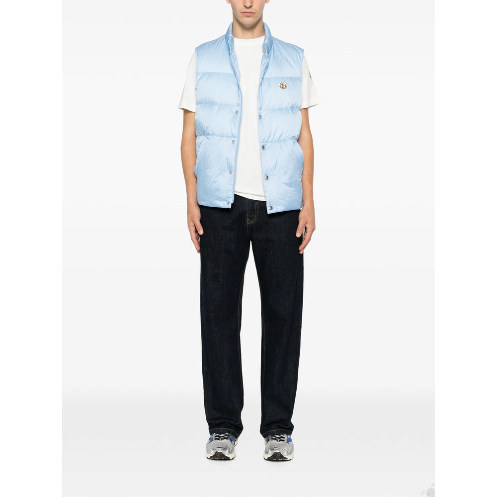 Moncler Blue Jackets - Waistcoats & Gilets Men MONCLER