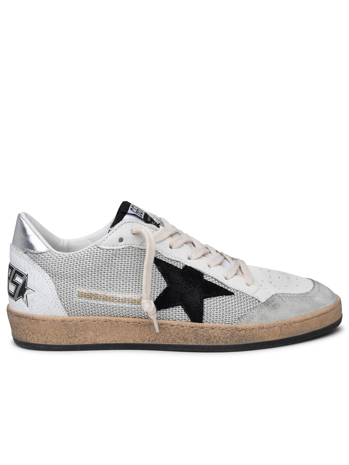 Golden Goose Ballstar Sneakers In White Leather Men GOLDEN GOOSE