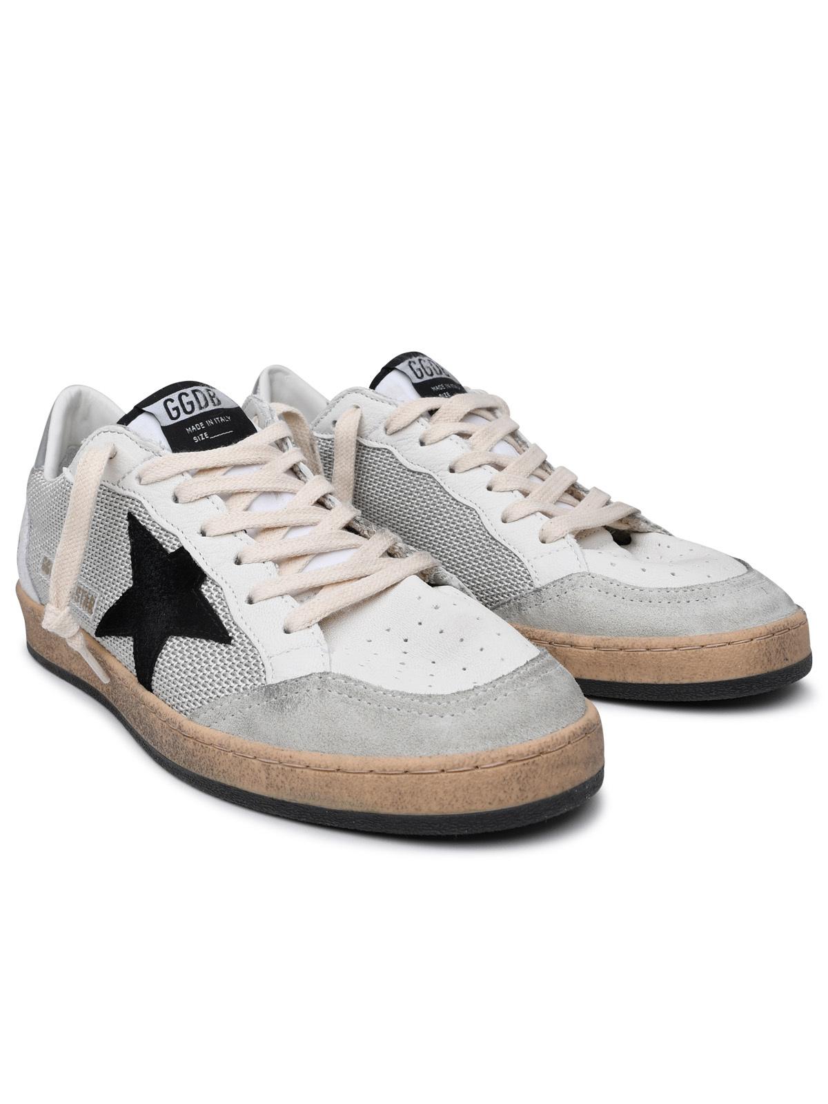 Golden Goose Ballstar Sneakers In White Leather Men GOLDEN GOOSE