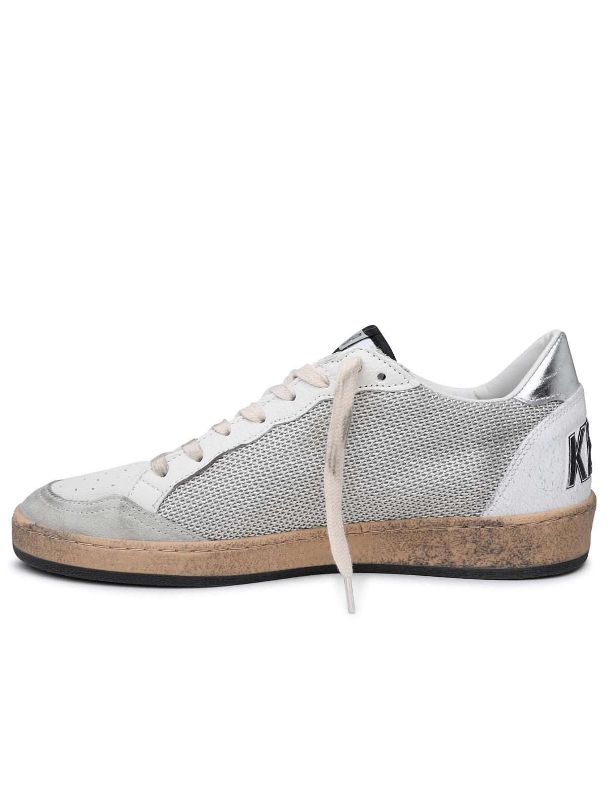 Golden Goose Ballstar Sneakers In White Leather Men GOLDEN GOOSE