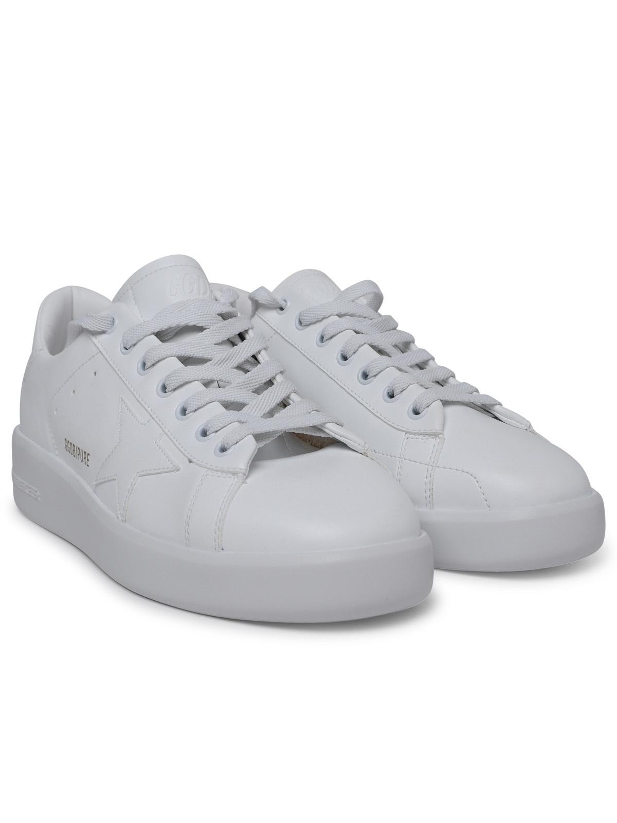 Golden Goose Purestar Sneakers In White Vegan Leather Men GOLDEN GOOSE