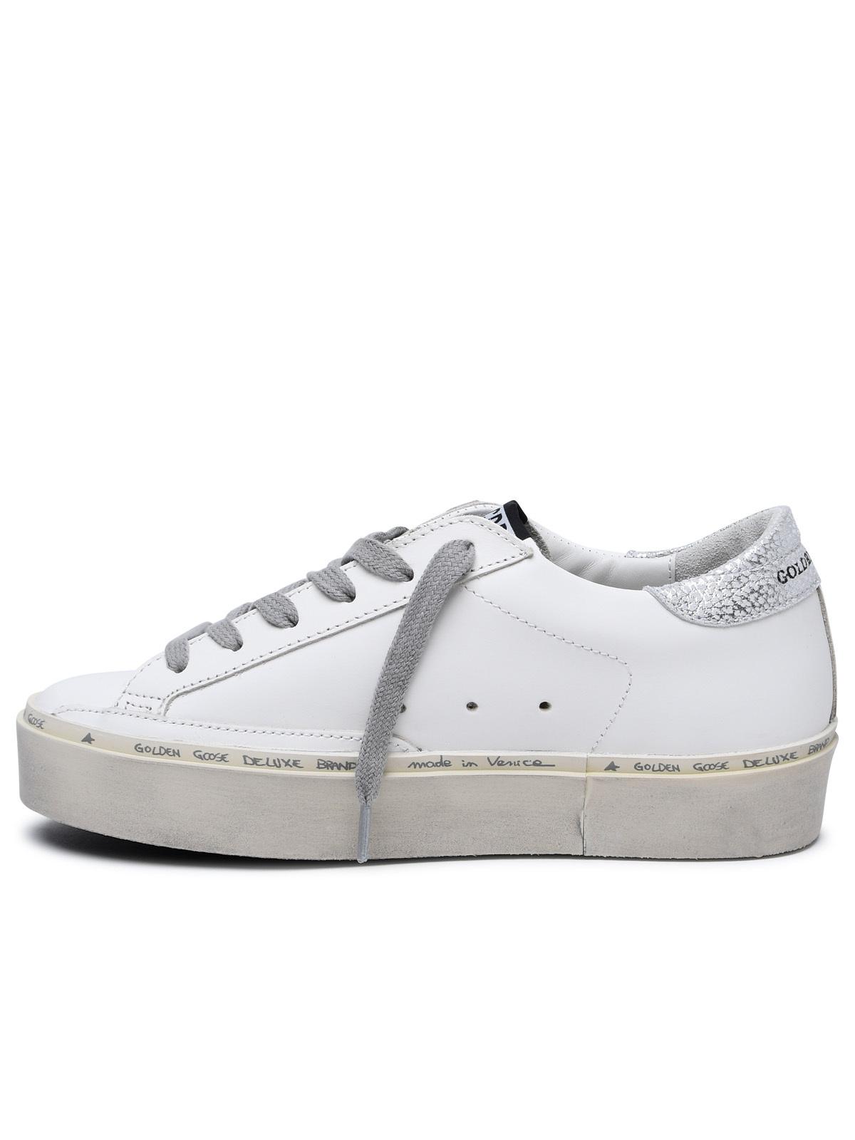 Golden Goose Hi Star Sneakers In White Leather Women GOLDEN GOOSE