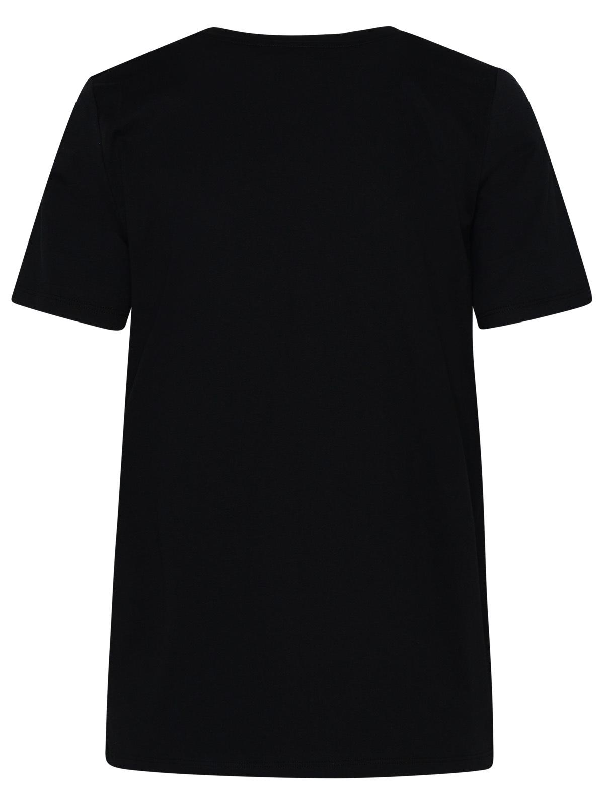 Balmain Black Cotton T-Shirt Women BALMAIN