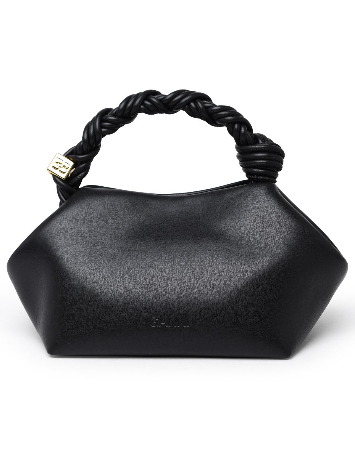Ganni 'Bou' Bag In Black Recycled Leather Women GANNI