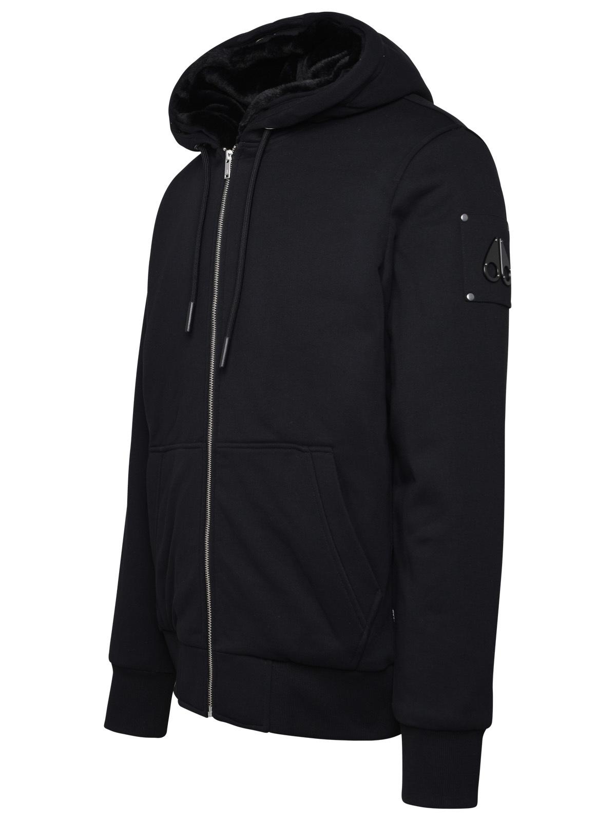 Moose Knuckles Classic Bunny 3 Jacket In Black Cotton Blend Men MOOSE KNUCKLES