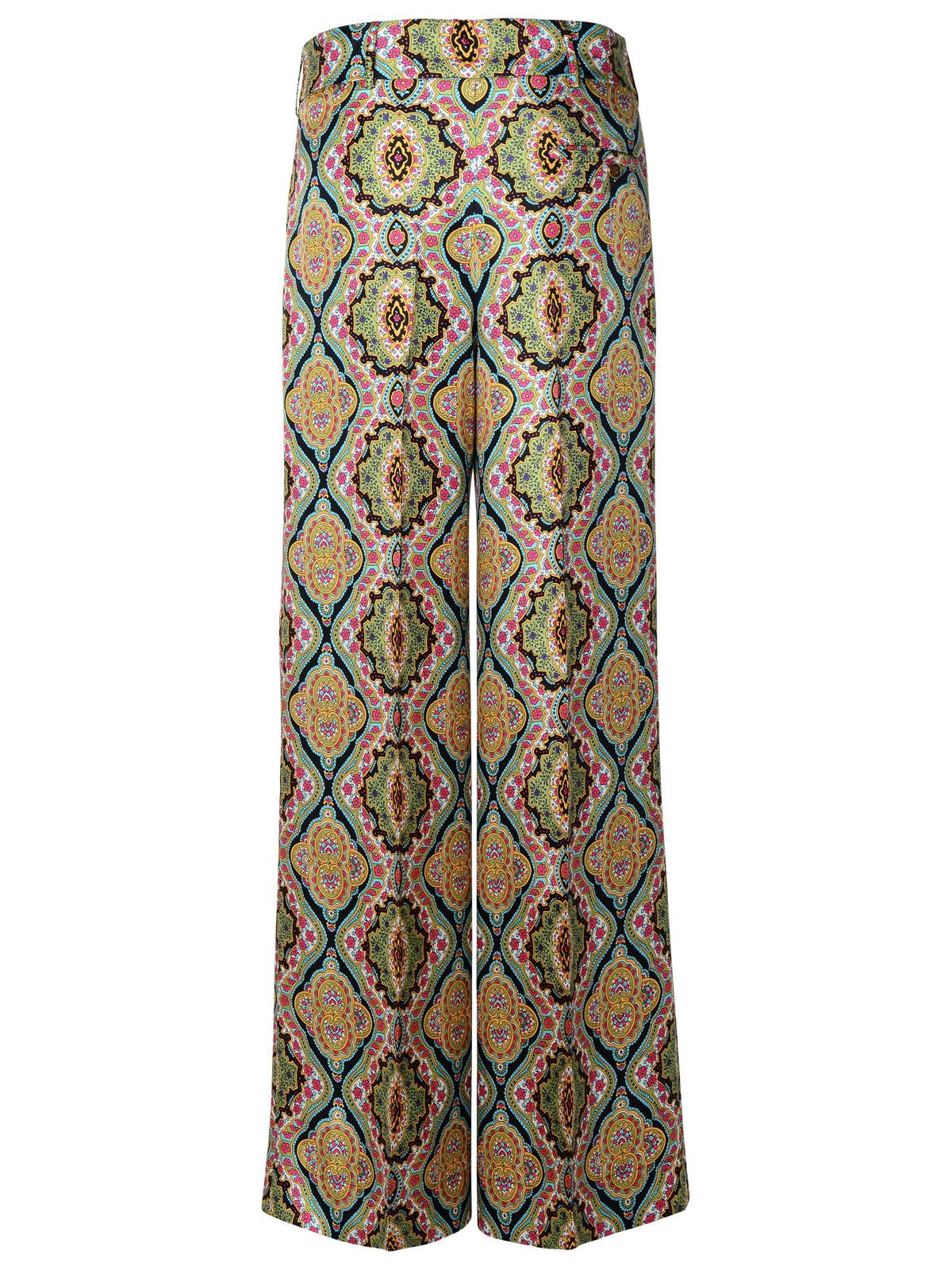 Etro Multi Silk Trousers Women ETRO