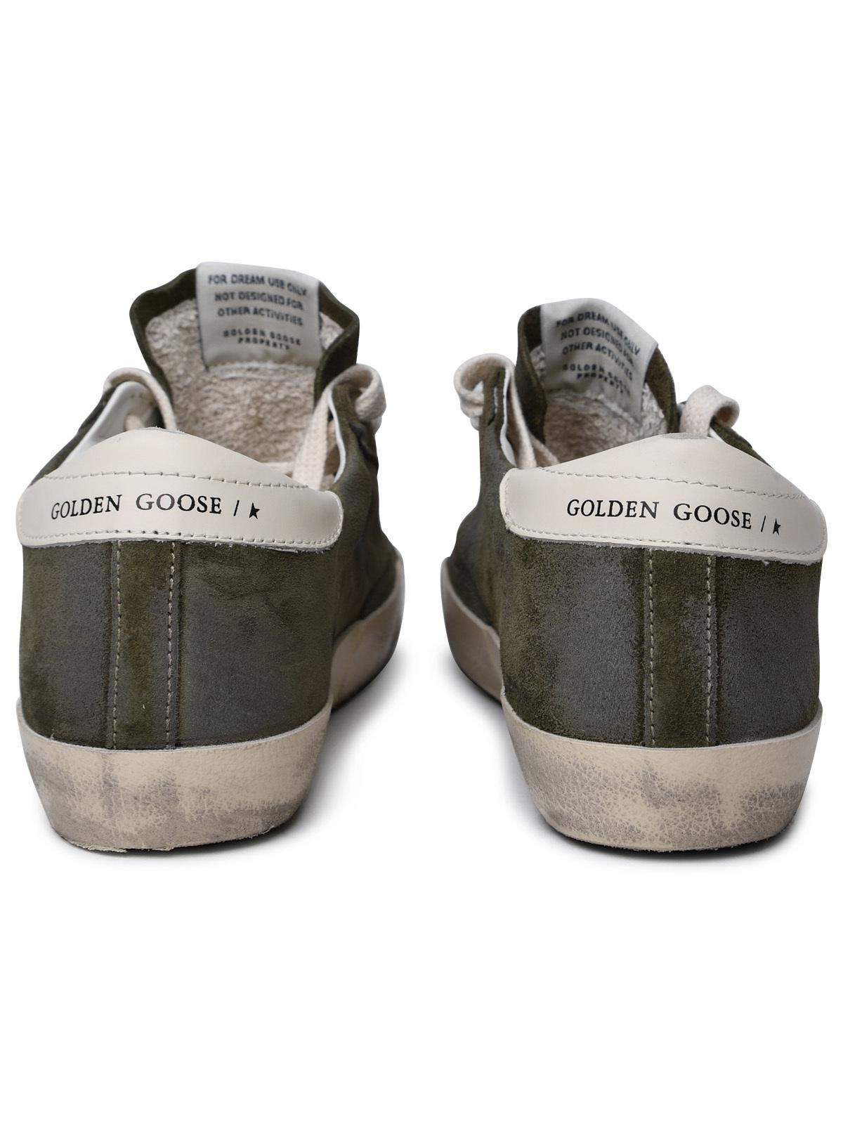 Golden Goose Woman Golden Goose 'Super-Star Classic' Green Leather Sneakers
