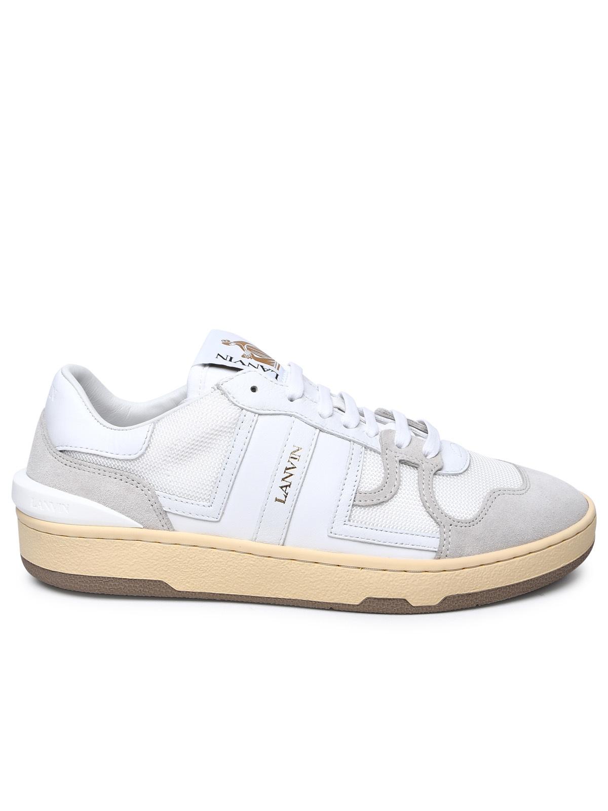 Lanvin White Leather Blend Sneakers Women LANVIN