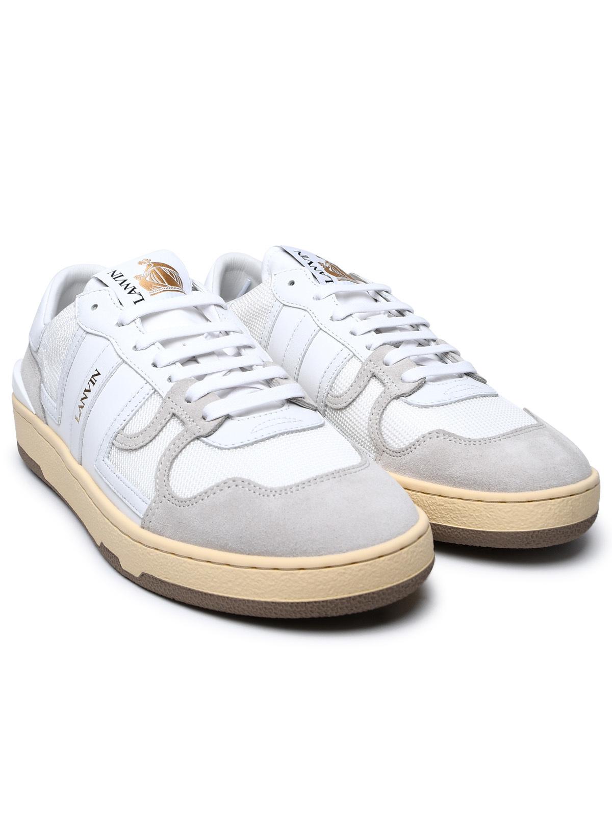 Lanvin White Leather Blend Sneakers Women LANVIN