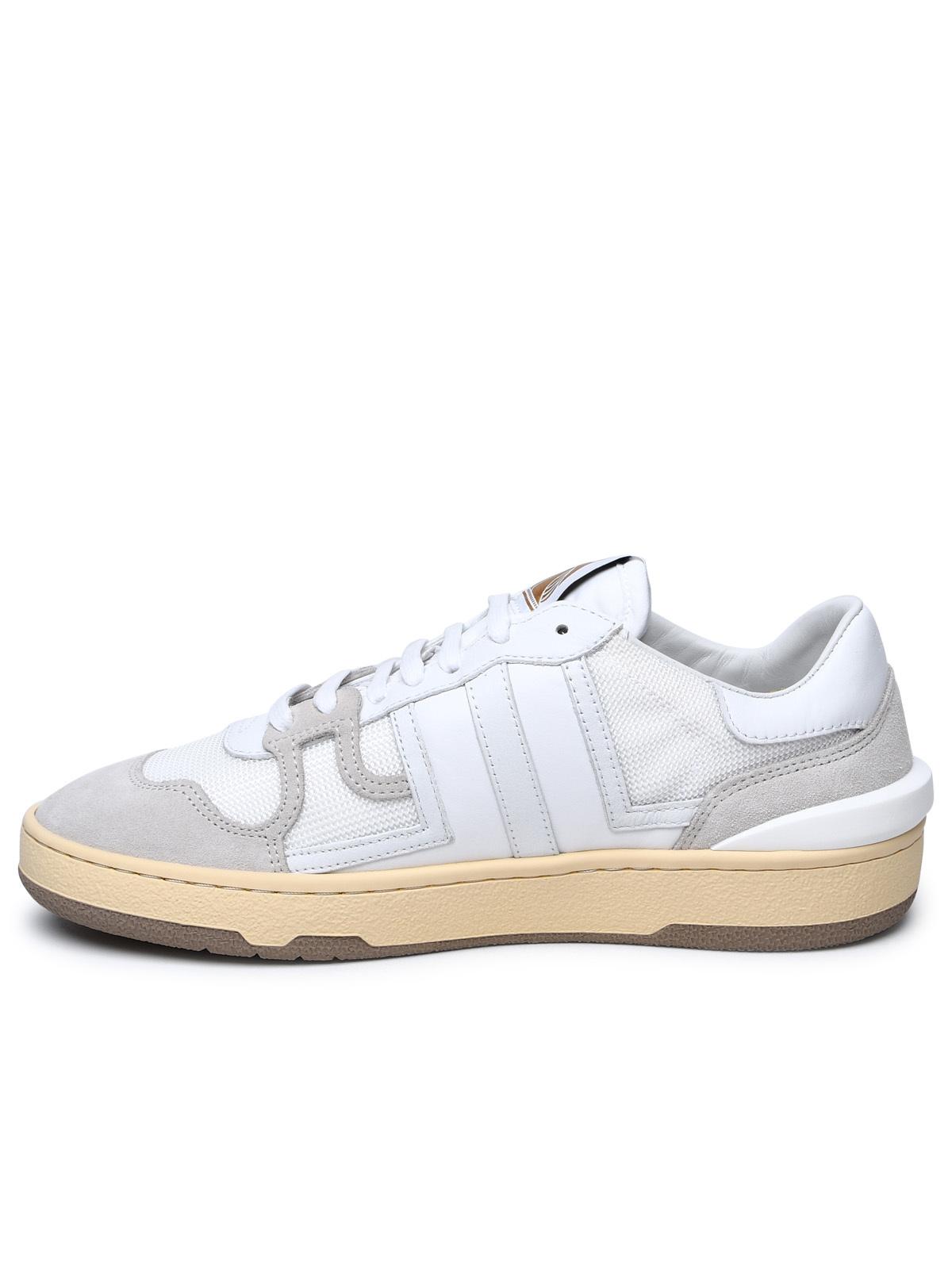 Lanvin White Leather Blend Sneakers Women LANVIN