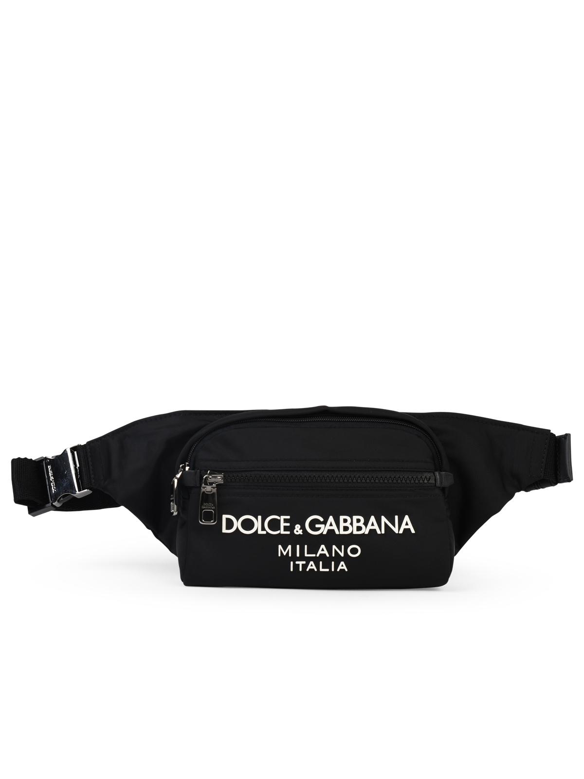 Dolce & Gabbana Small Black Nylon Fanny Pack Men DOLCE & GABBANA