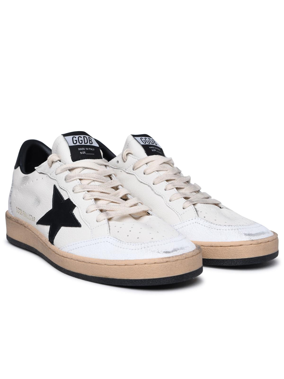 Golden Goose 'Ball Star' White Leather Sneakers Men GOLDEN GOOSE