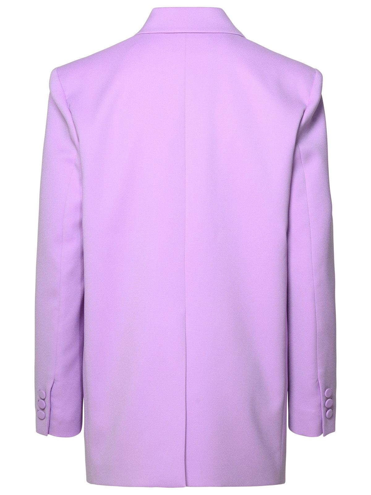 The Andamane Lilac Polyester Blazer Women THE ANDAMANE