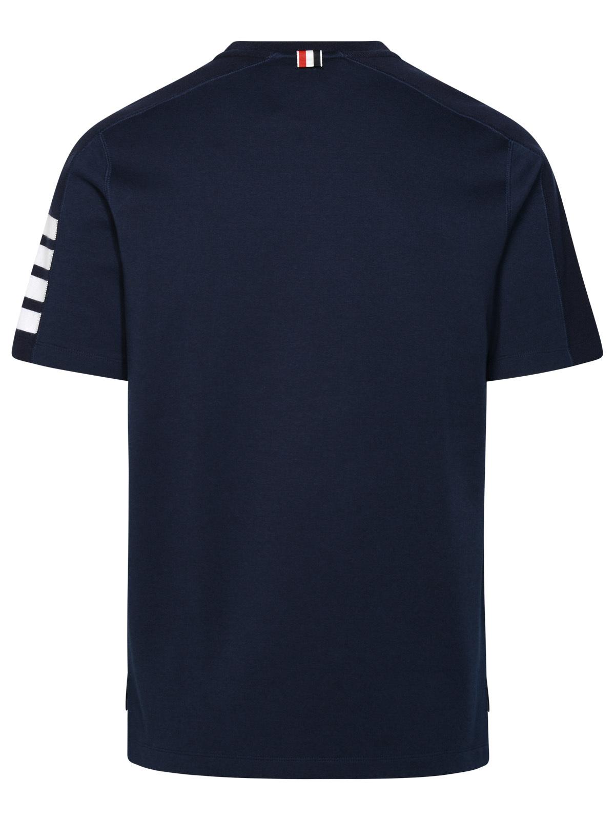 Thom Browne Navy Cotton T-Shirt Men THOM BROWNE
