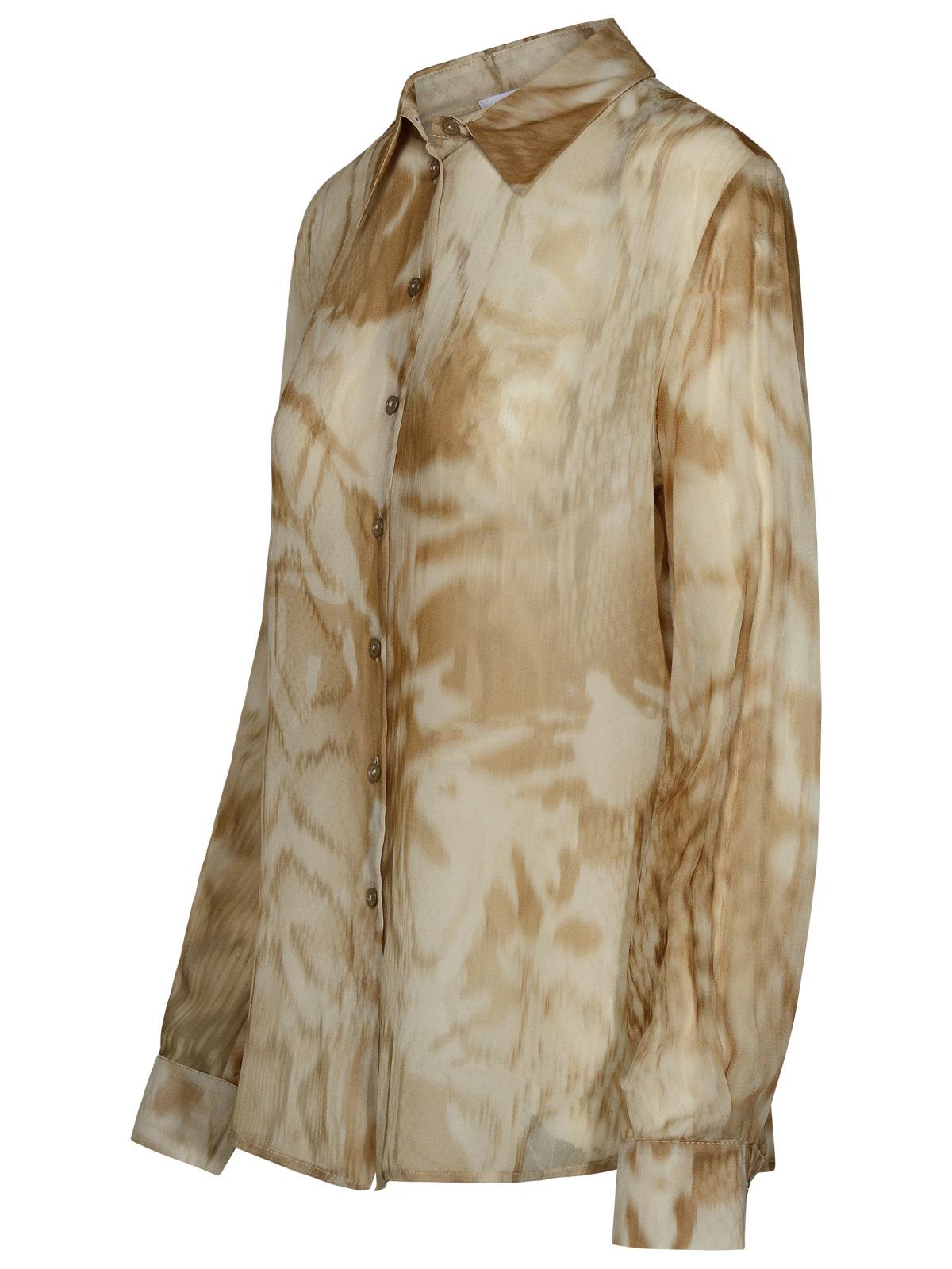 Blumarine Two-Tone Viscose Shirt Women BLUMARINE
