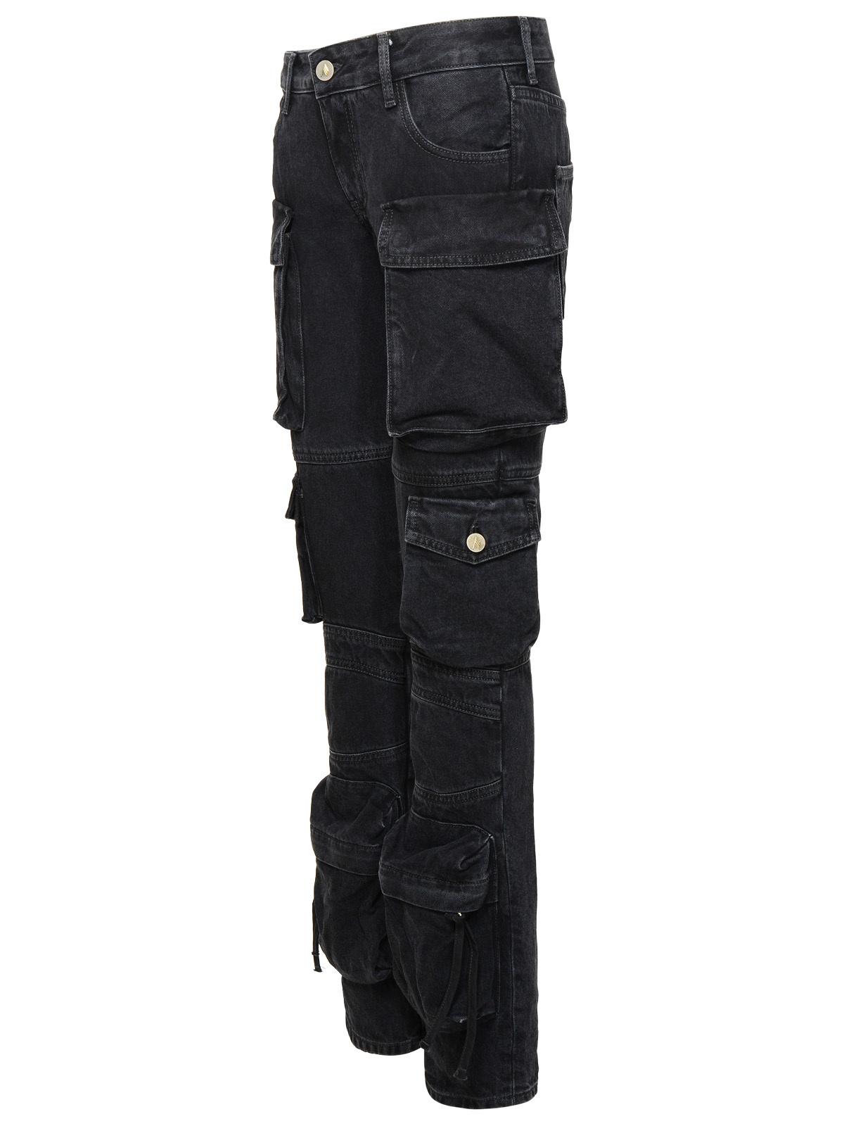 The Attico 'Essie' Black Cotton Jeans Women THE ATTICO