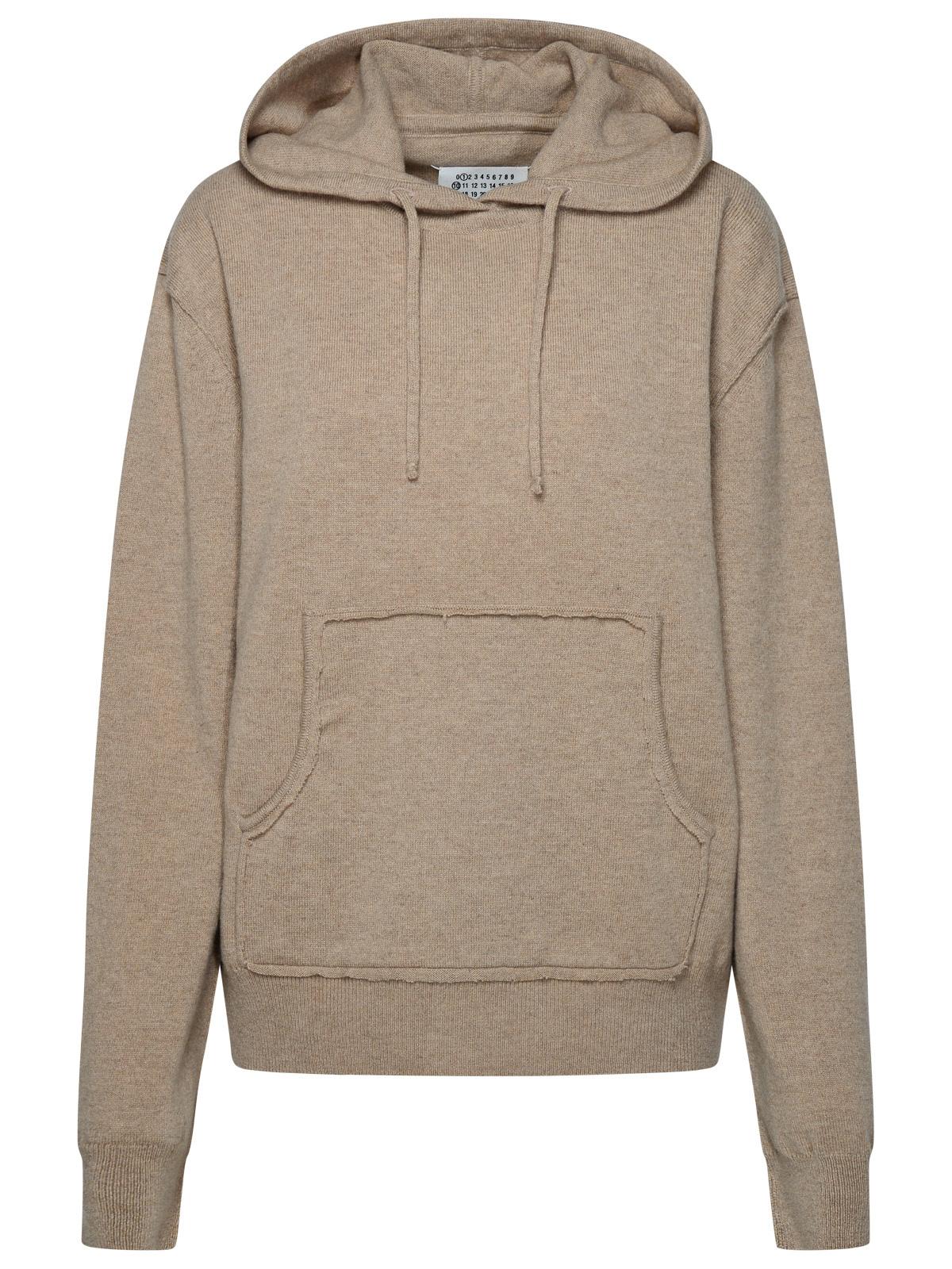 Maison Margiela Taupe Cashmere Blend Sweater Women MAISON MARGIELA