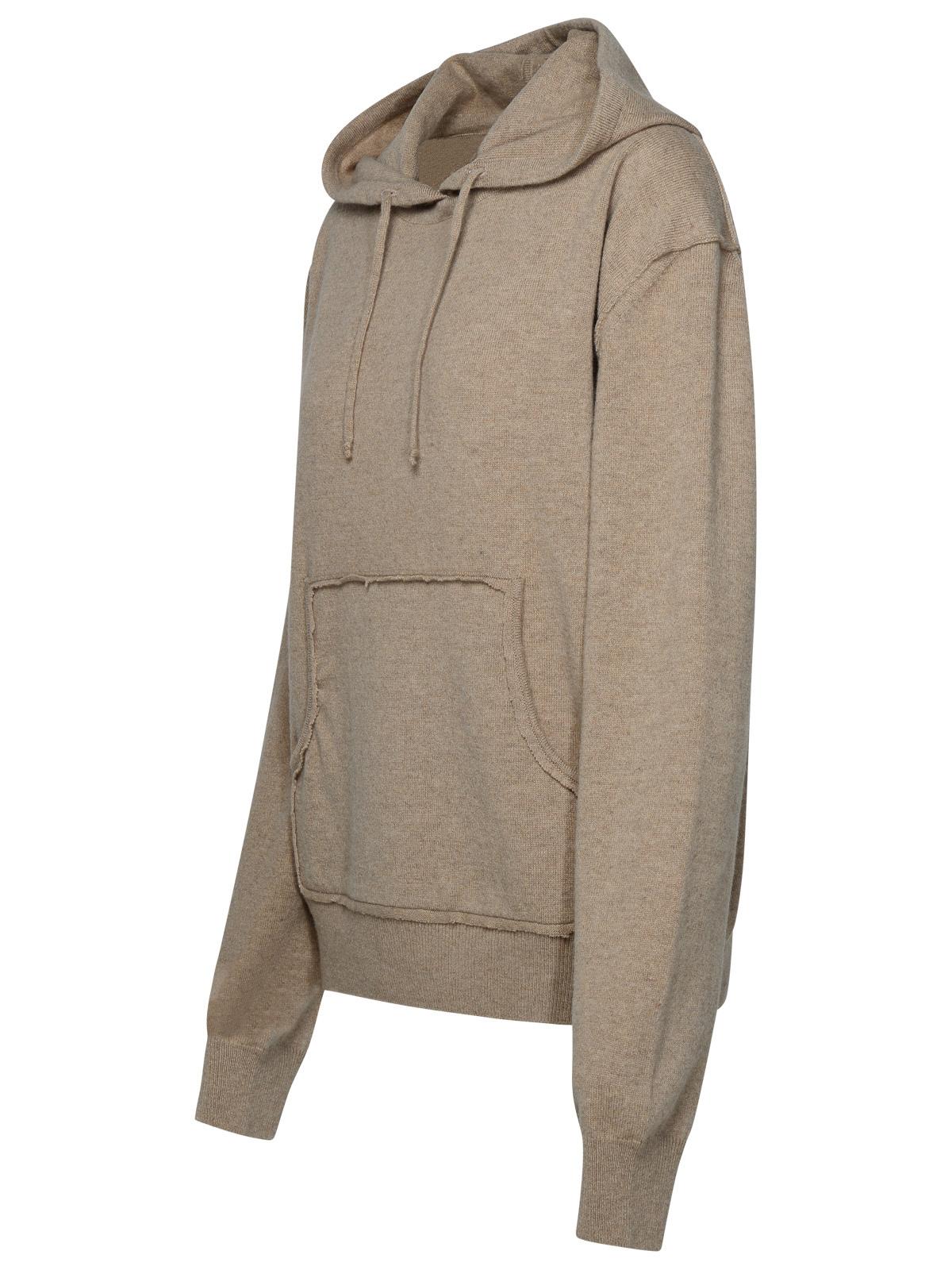 Maison Margiela Taupe Cashmere Blend Sweater Women MAISON MARGIELA