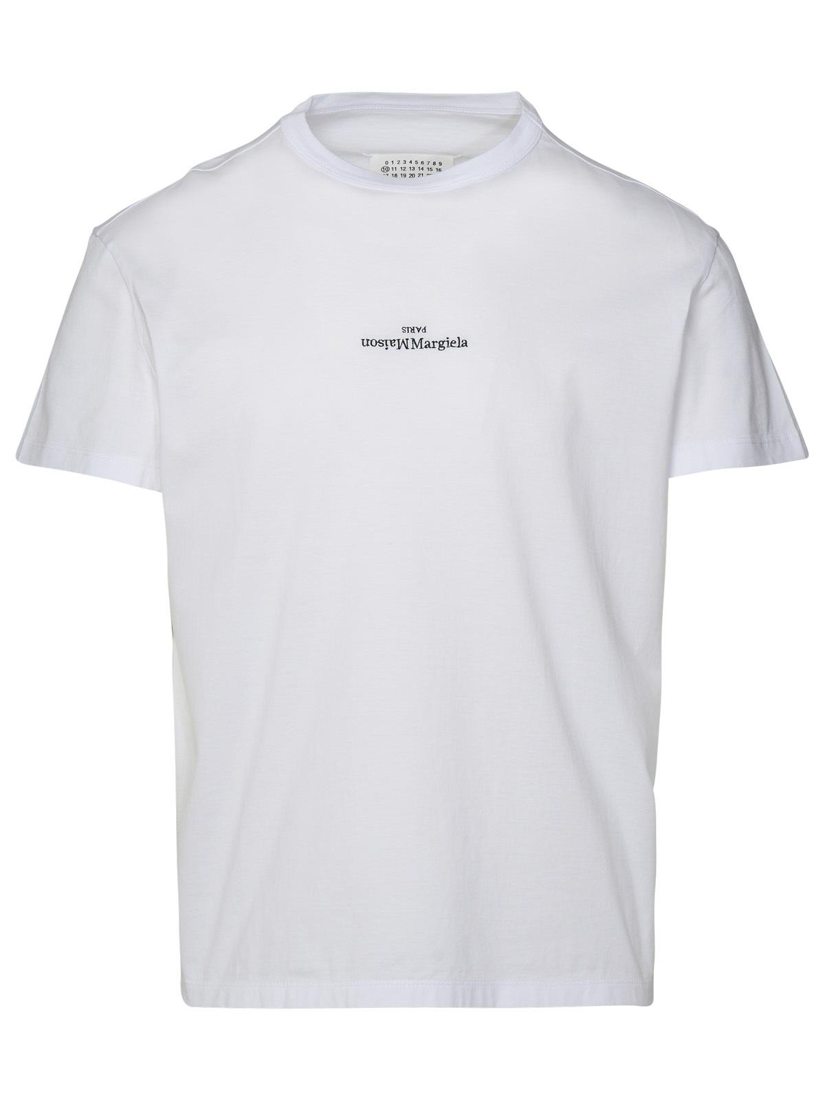 Maison Margiela White Cotton T-Shirt Men MAISON MARGIELA