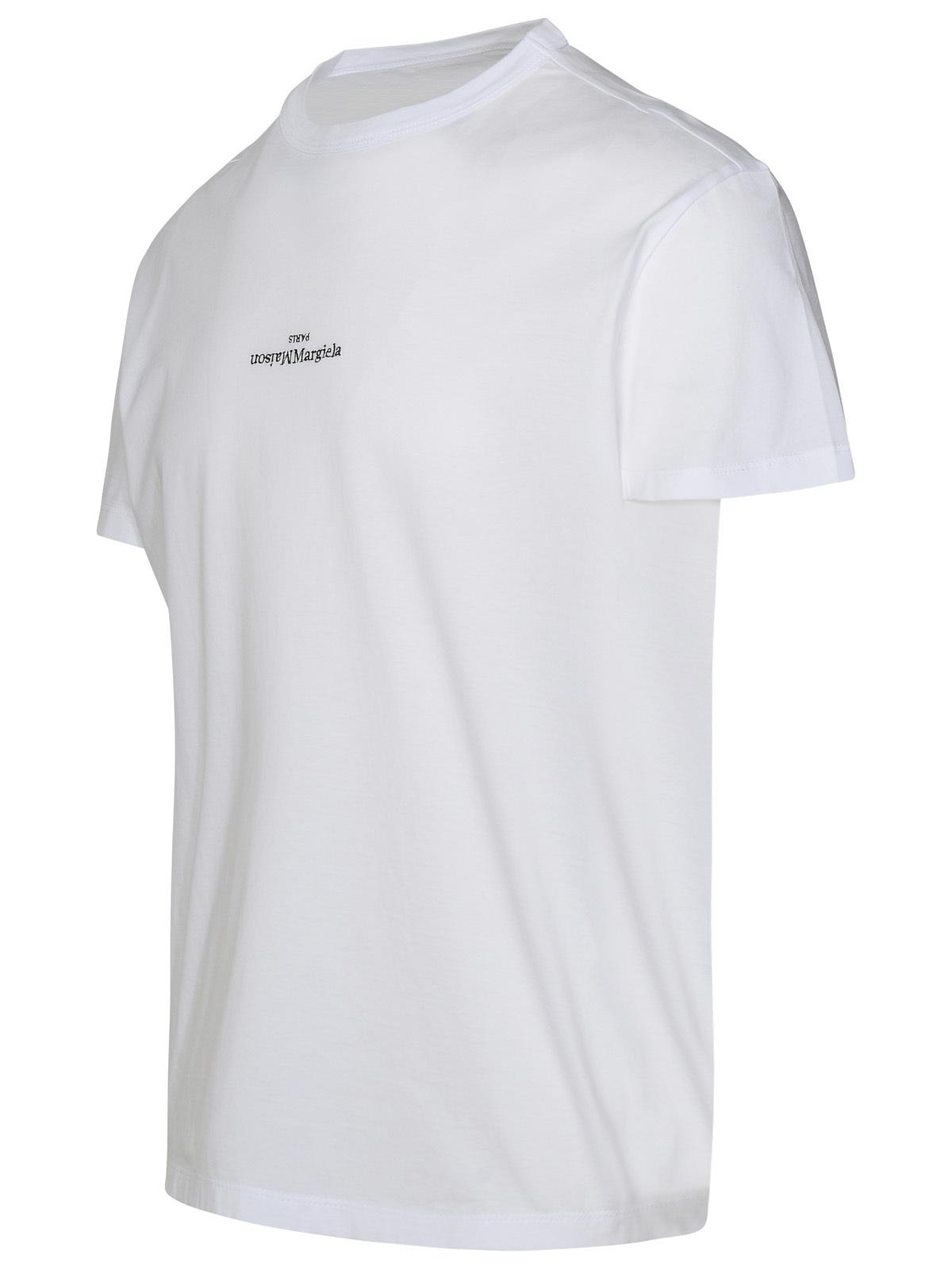 Maison Margiela White Cotton T-Shirt Men MAISON MARGIELA