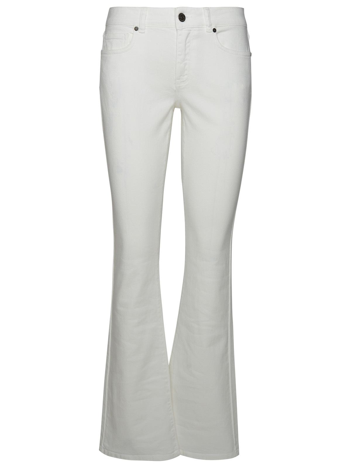 P.A.R.O.S.H. 'Chimera' White Cotton Blend Jeans Women P.A.R.O.S.H.