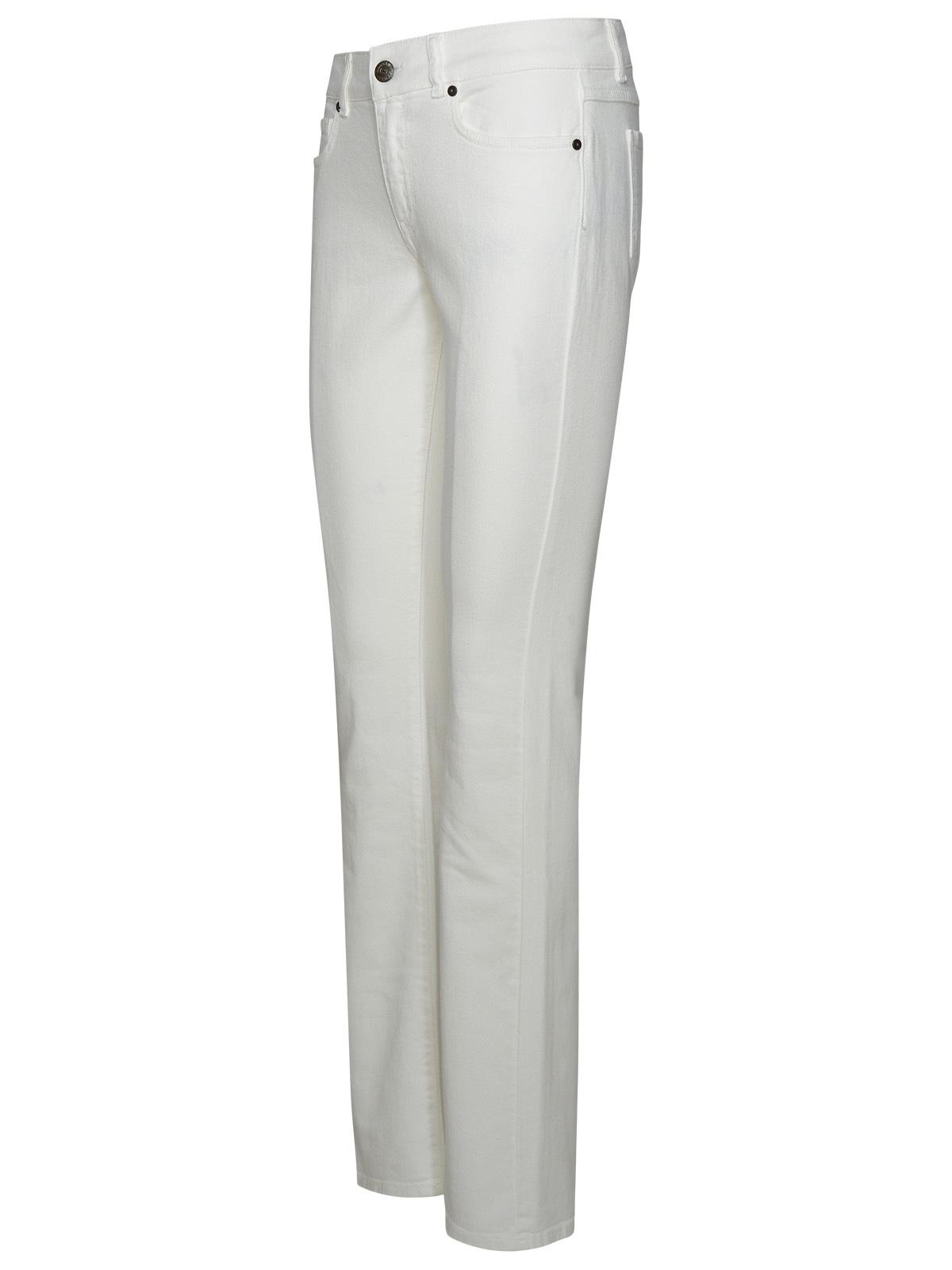 P.A.R.O.S.H. 'Chimera' White Cotton Blend Jeans Women P.A.R.O.S.H.