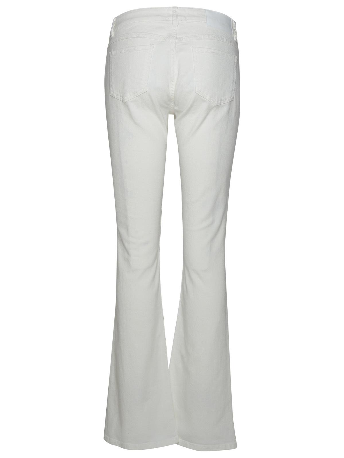 P.A.R.O.S.H. 'Chimera' White Cotton Blend Jeans Women P.A.R.O.S.H.