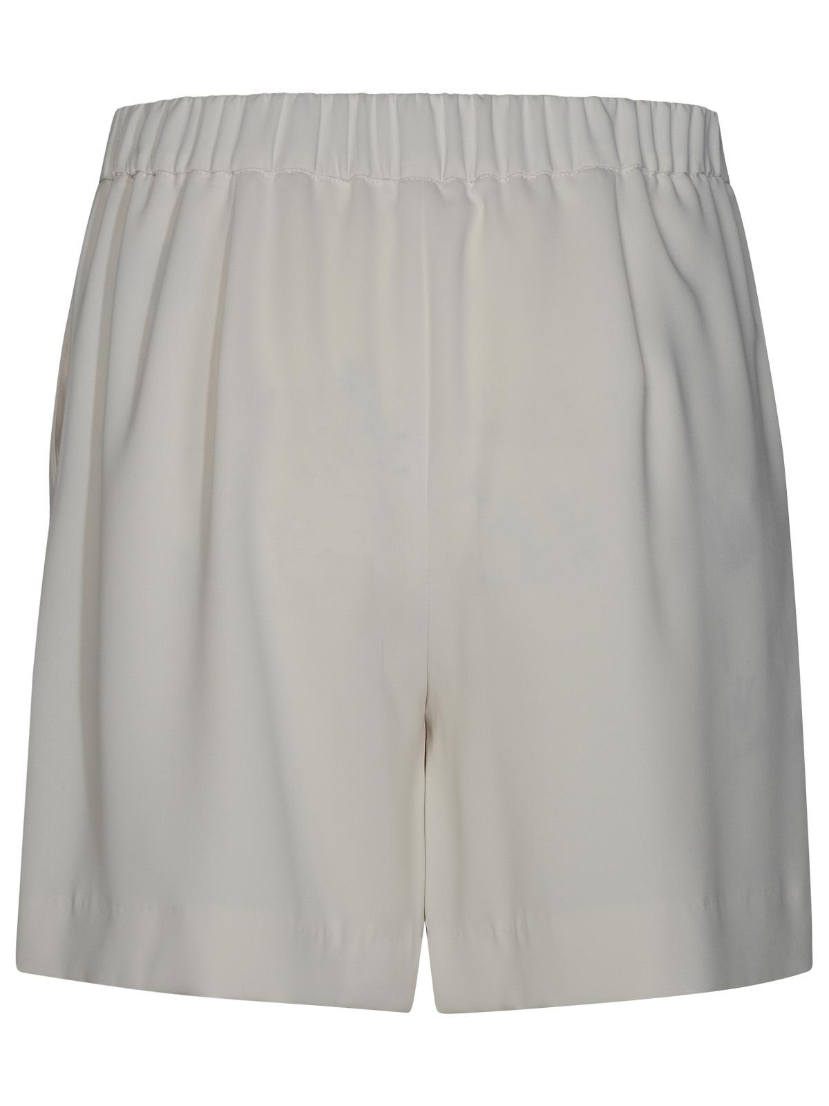 P.A.R.O.S.H. 'Panty' Cream Polyester Shorts Women P.A.R.O.S.H.