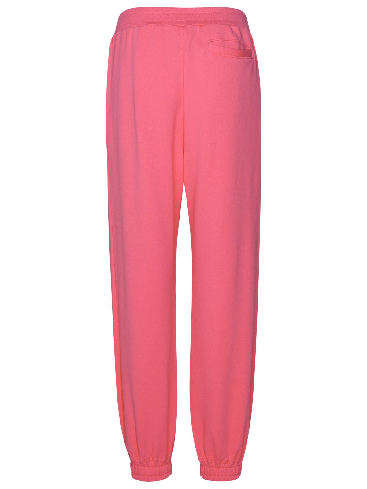 Moschino Fuchsia Cotton Pants Women MOSCHINO