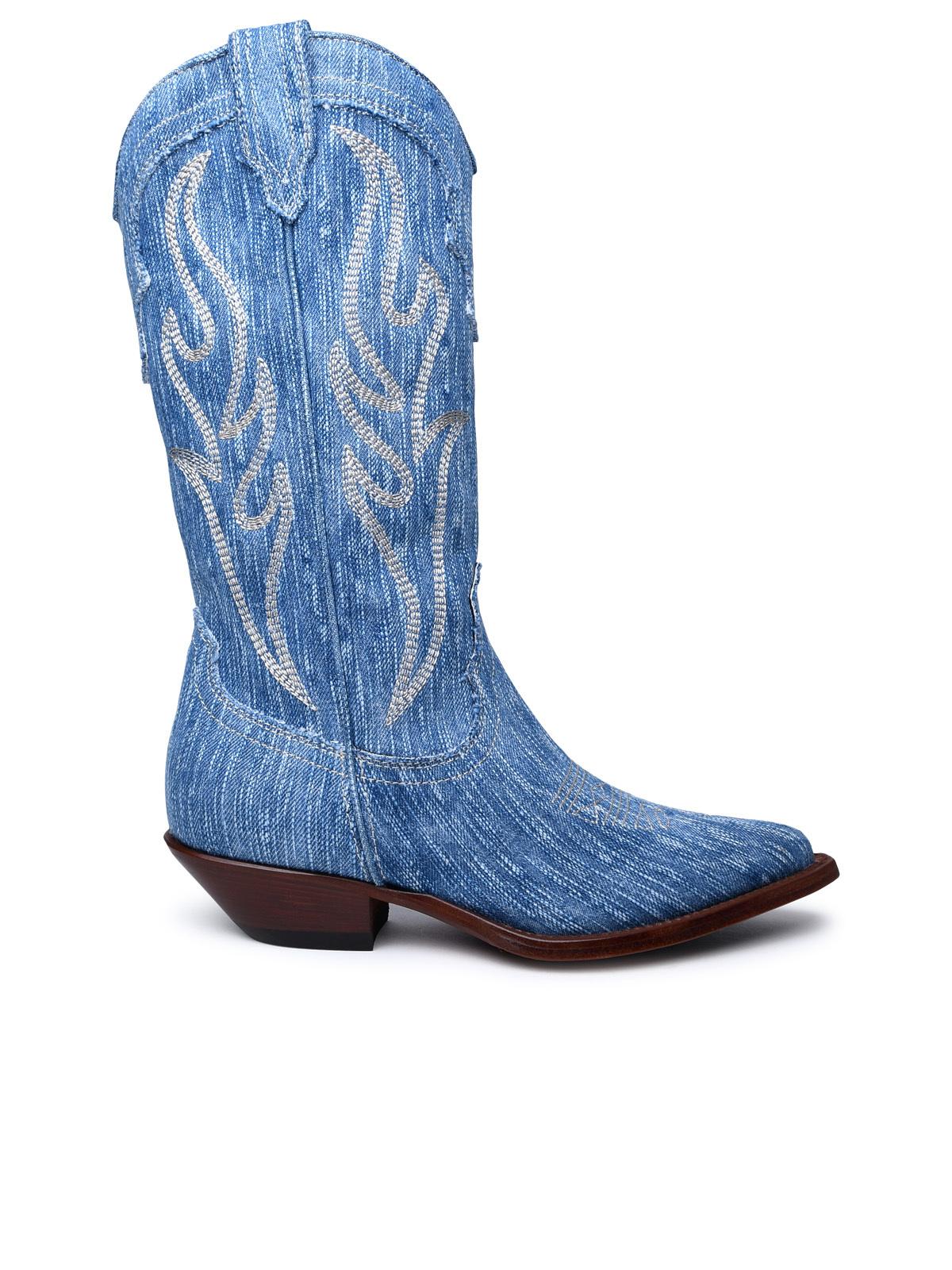 Sonora Light Blue Denim Boots Women SONORA