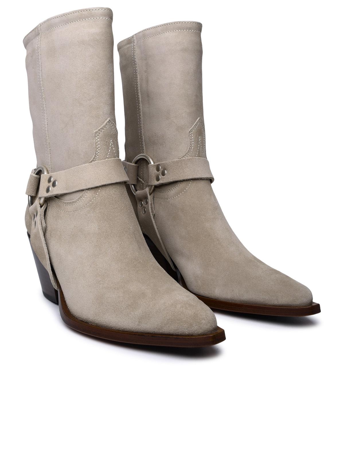 Sonora Beige Suede Ankle Boots Women SONORA