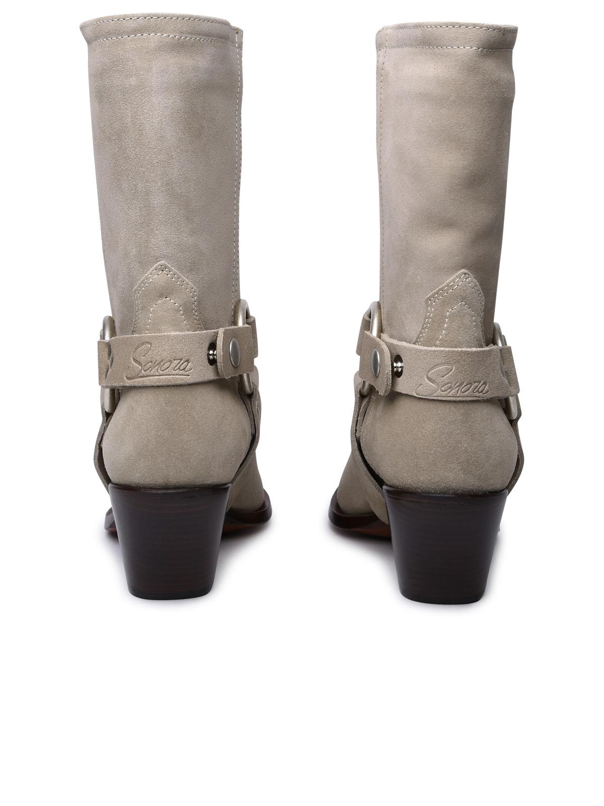 Sonora Beige Suede Ankle Boots Women SONORA