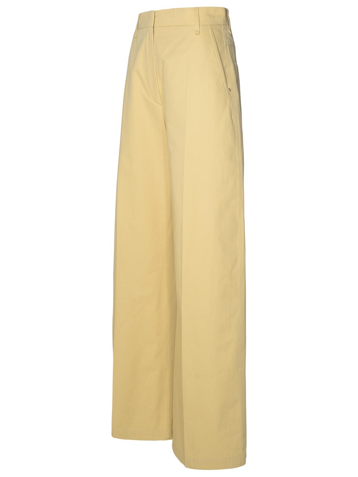 Sportmax 'Gebe' Beige Cotton Pants Women SPORTMAX