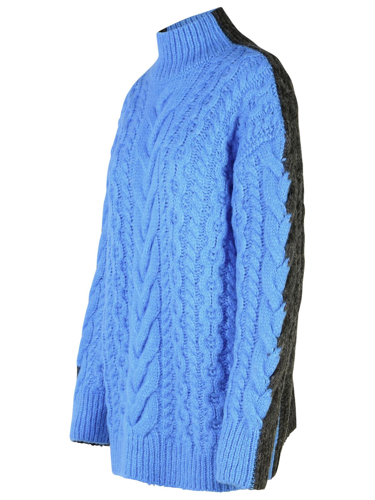 Stella Mccartney Two-Tone Alpaca Blend Turtleneck Sweater Women STELLA MCCARTNEY