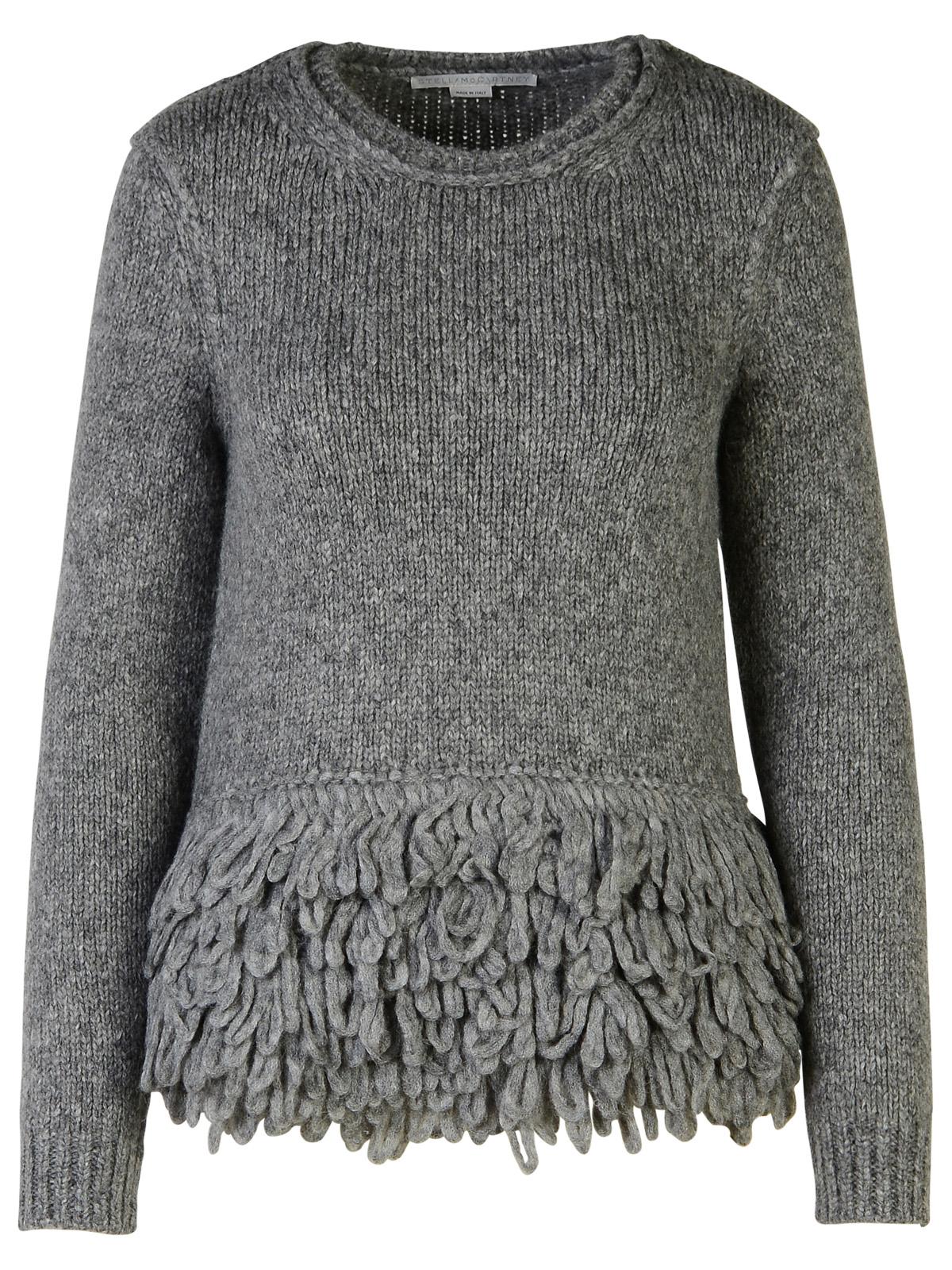 Stella Mccartney Grey Alpaca Blend Sweaters Women STELLA MCCARTNEY