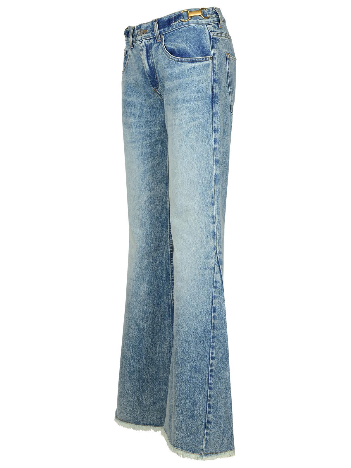 Stella Mccartney Light Blue Cotton Jeans Women STELLA MCCARTNEY