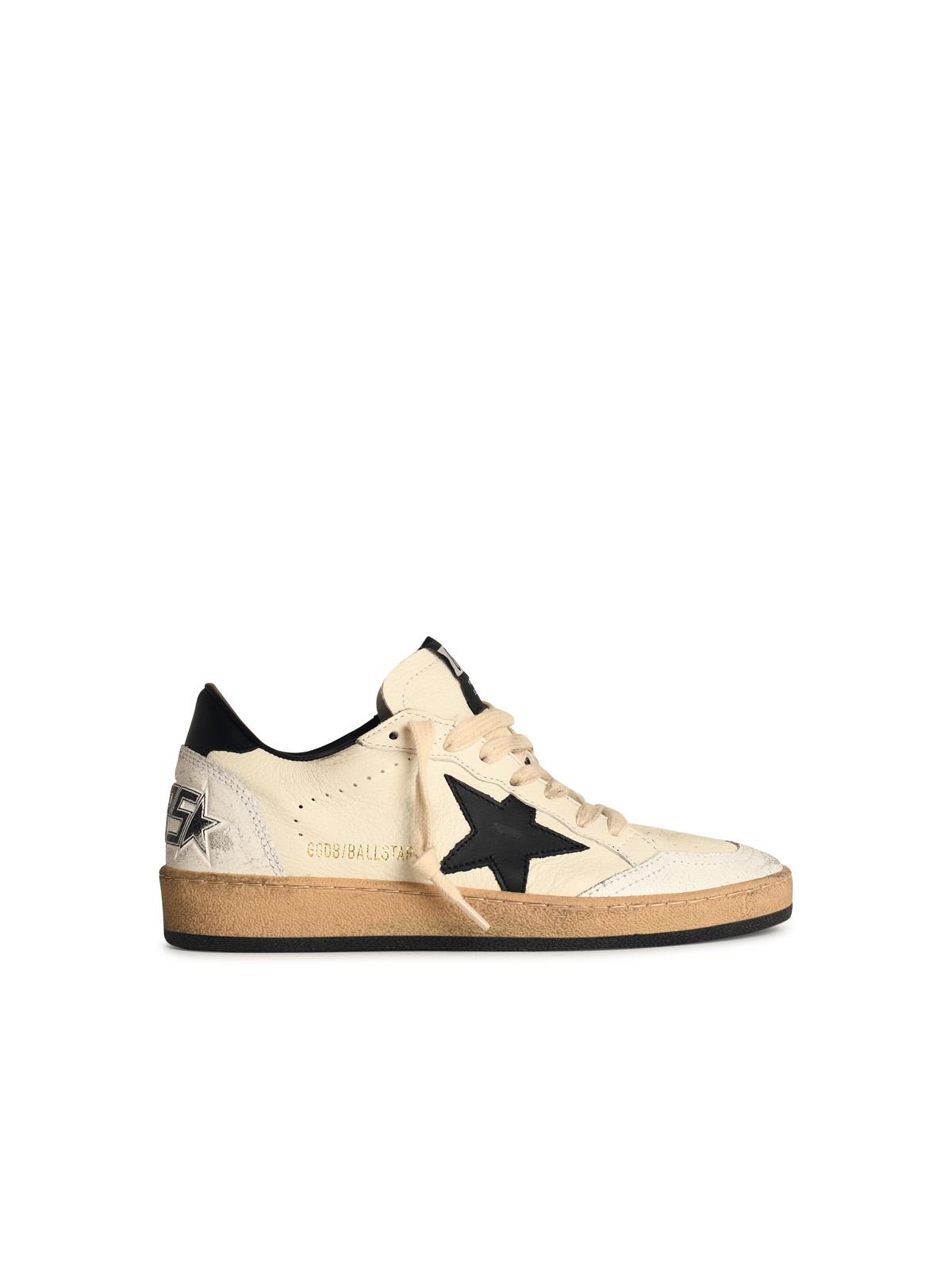 Golden Goose 'Ball Star' White Leather Sneakers Women GOLDEN GOOSE