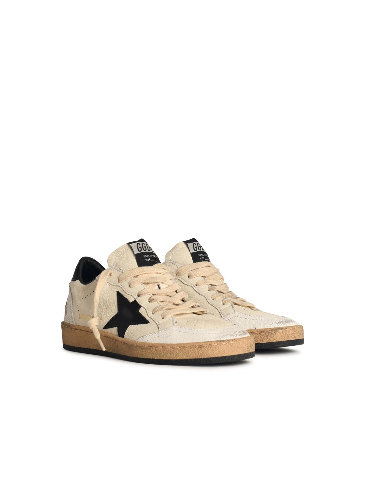 Golden Goose 'Ball Star' White Leather Sneakers Women GOLDEN GOOSE