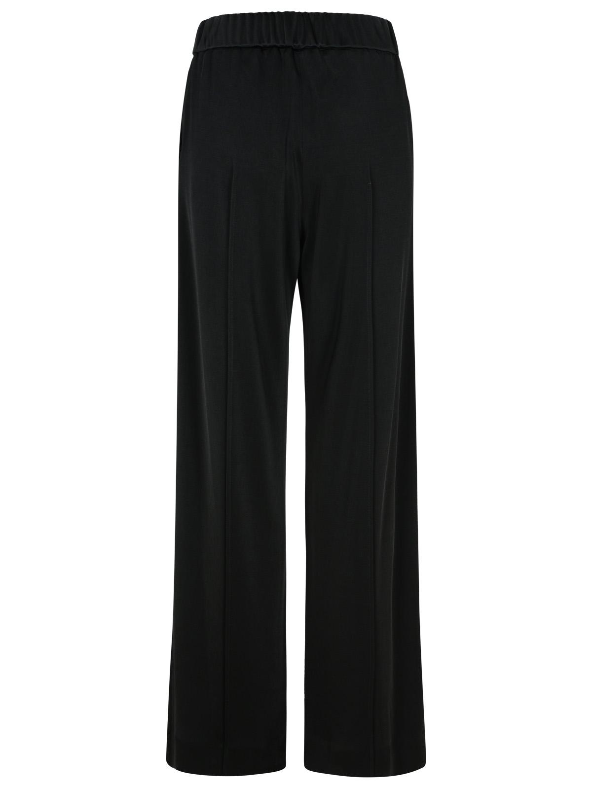 Jil Sander Black Viscose Trousers Women JIL SANDER