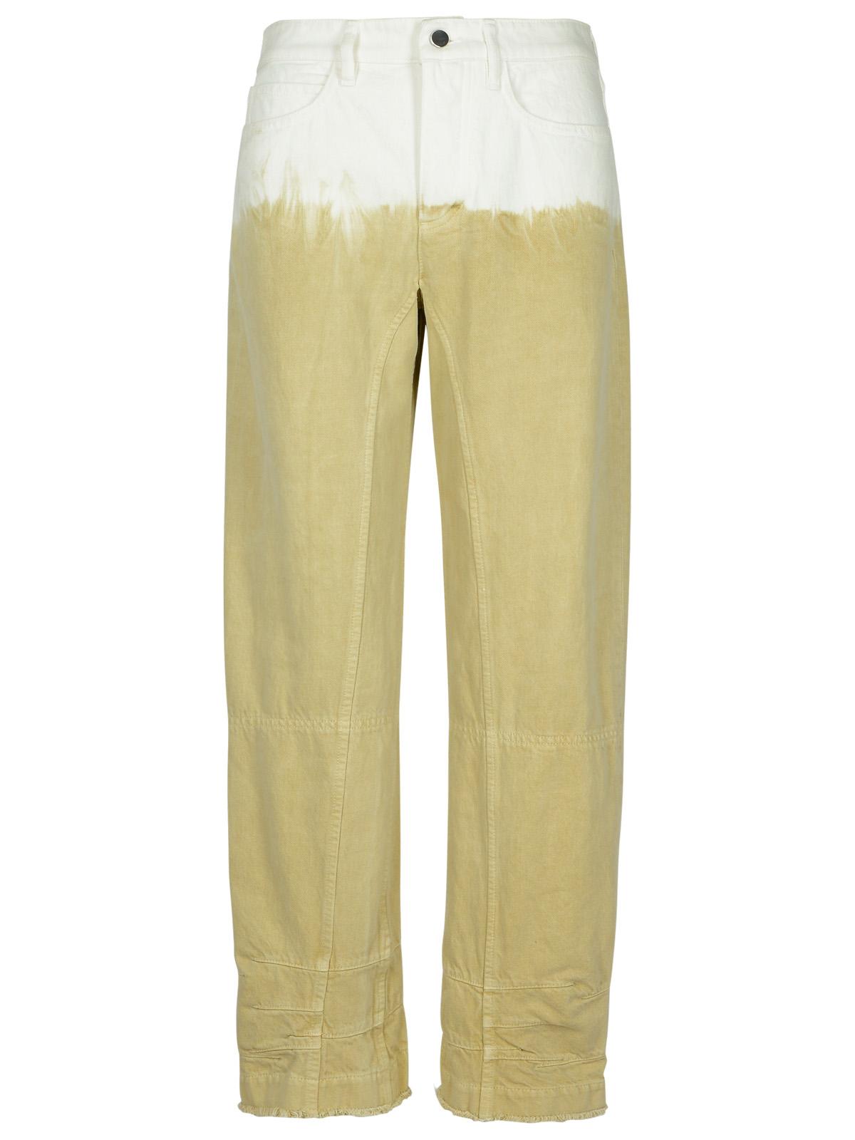 Jil Sander Beige Cotton Jeans Women JIL SANDER