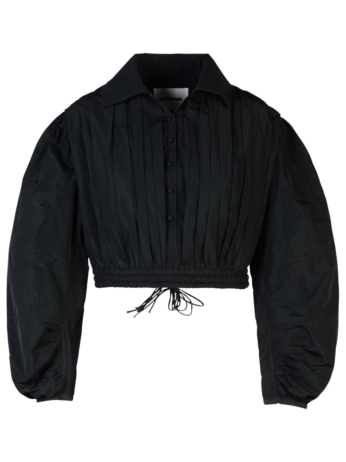 Jil Sander Black Polyester Blouse Women JIL SANDER