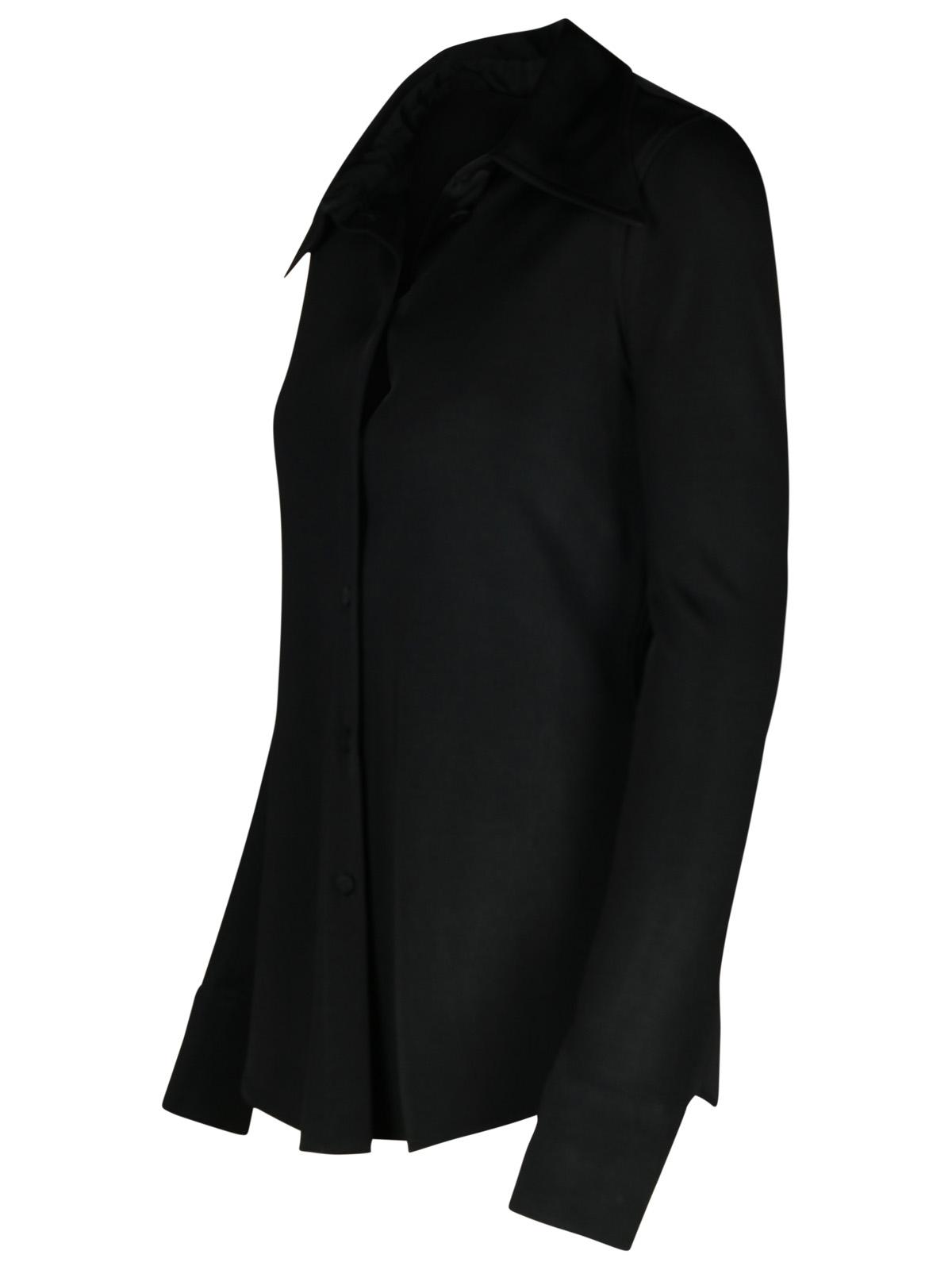 Jil Sander Black Viscose Shirt Women JIL SANDER