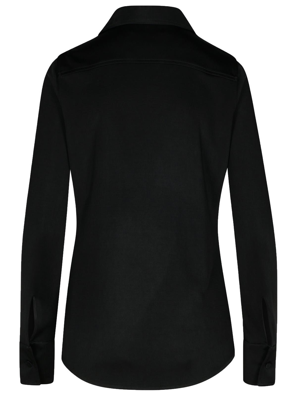Jil Sander Black Viscose Shirt Women JIL SANDER