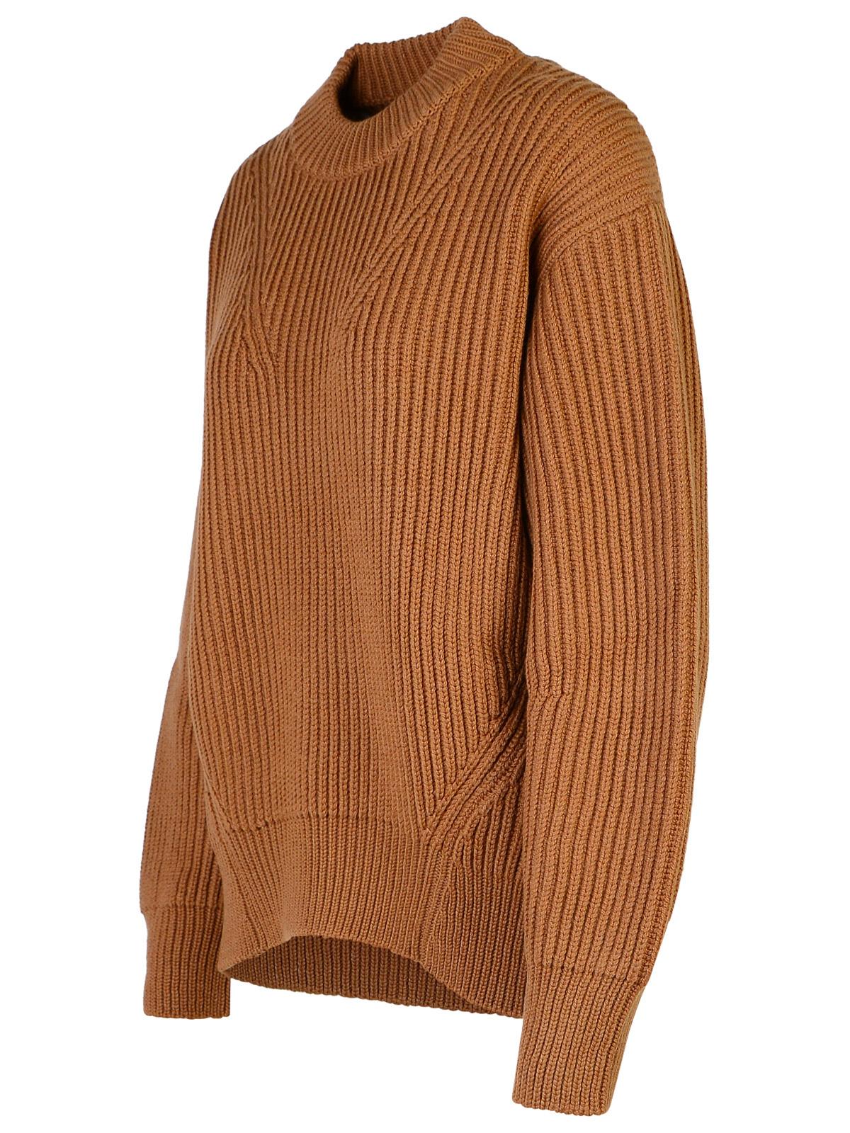 Jil Sander Brown Wool Sweater Women JIL SANDER
